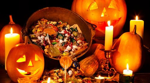 канфеты на Хэллоуин